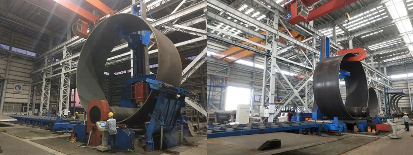 Case About Wind Tower Bending Machine