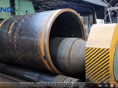 120x3200 EZHONG 3 Rolls Plate Rolling Machine